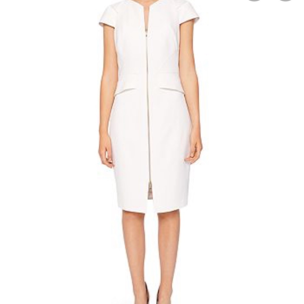 Ted baker fearnid zip front dress size 4(L)
